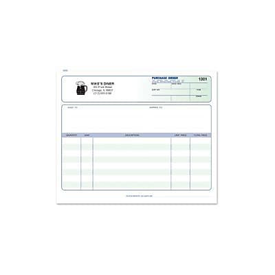 P.O. Ruled, 8-1/2" x 7", 3-Part, Qty 500