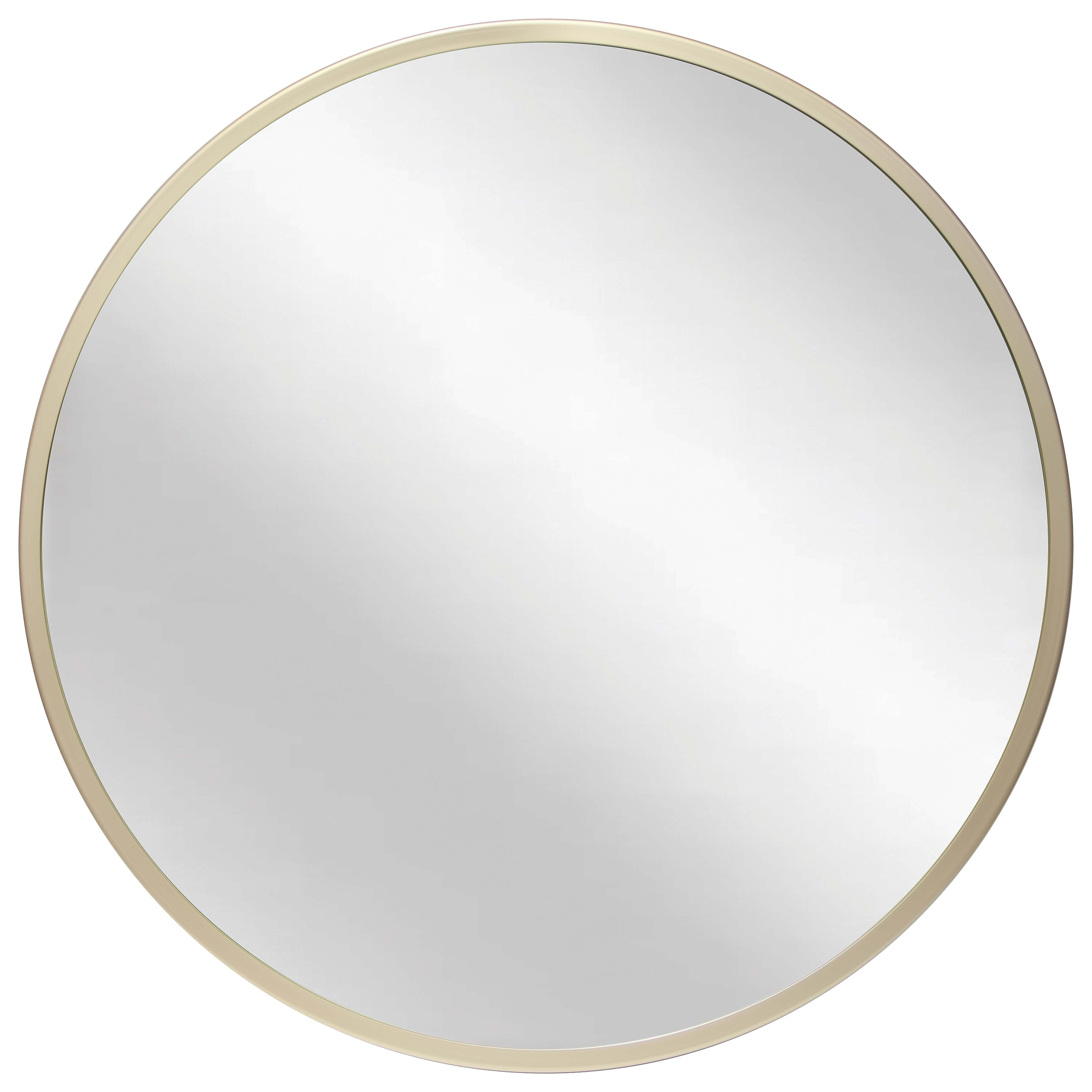 Infinity Instruments Adara Gold Metal Wall Mirror, 24" (20227GD-24)