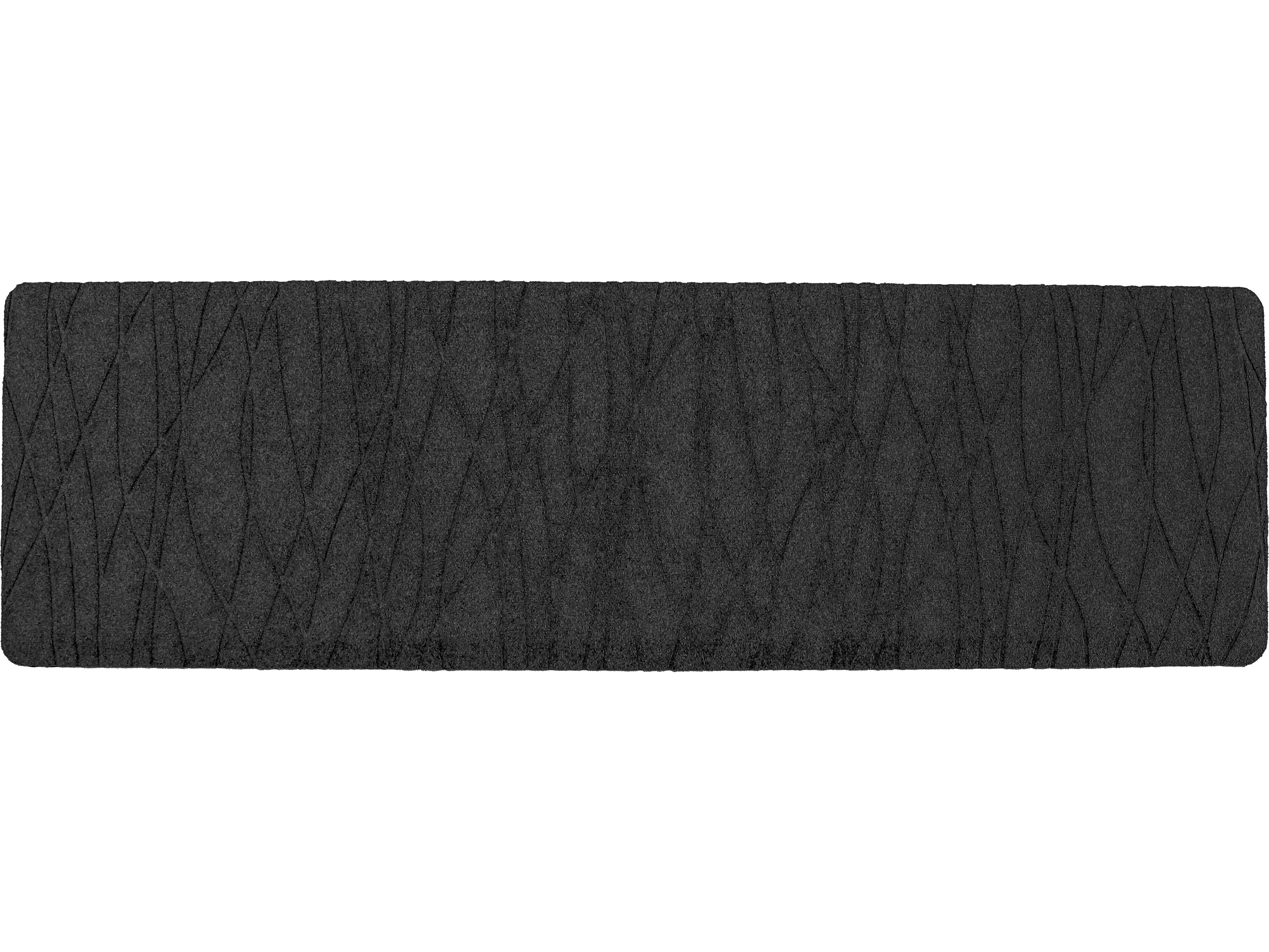 M + A Matting TuffComfort Anti-Fatigue Commercial Standing Desk Floor Mat, 6' x 2', Coal Black (5230232272107)