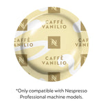 Nespresso Caffe Vanilio Coffee Nespresso Professional Capsules, Espresso Roast, 50/Box (8896.84)