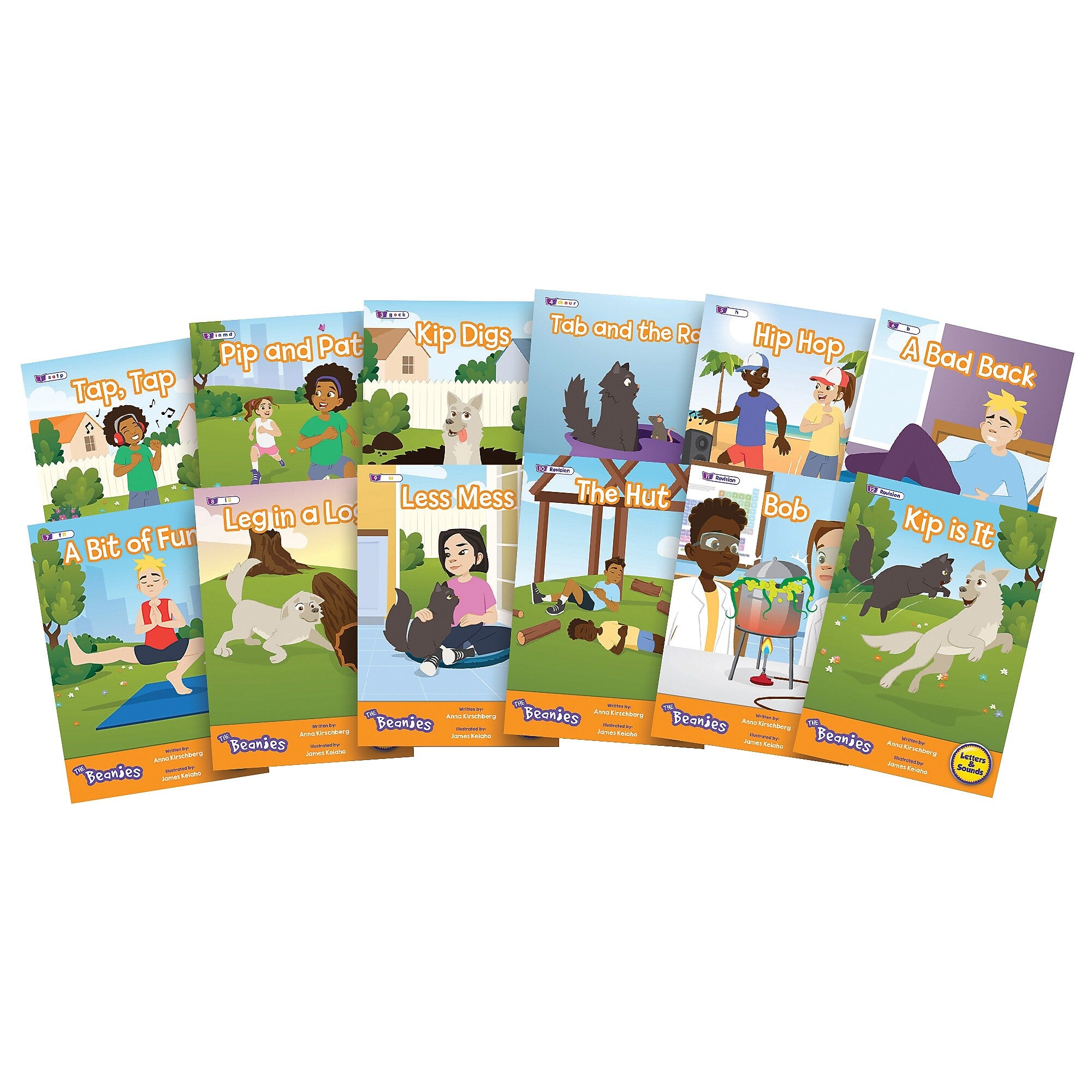 Beanstalk Books The Beanies Hi-Lo Diversity Decodables Phase 2 Set 2, 12/Set (JRLBB153)
