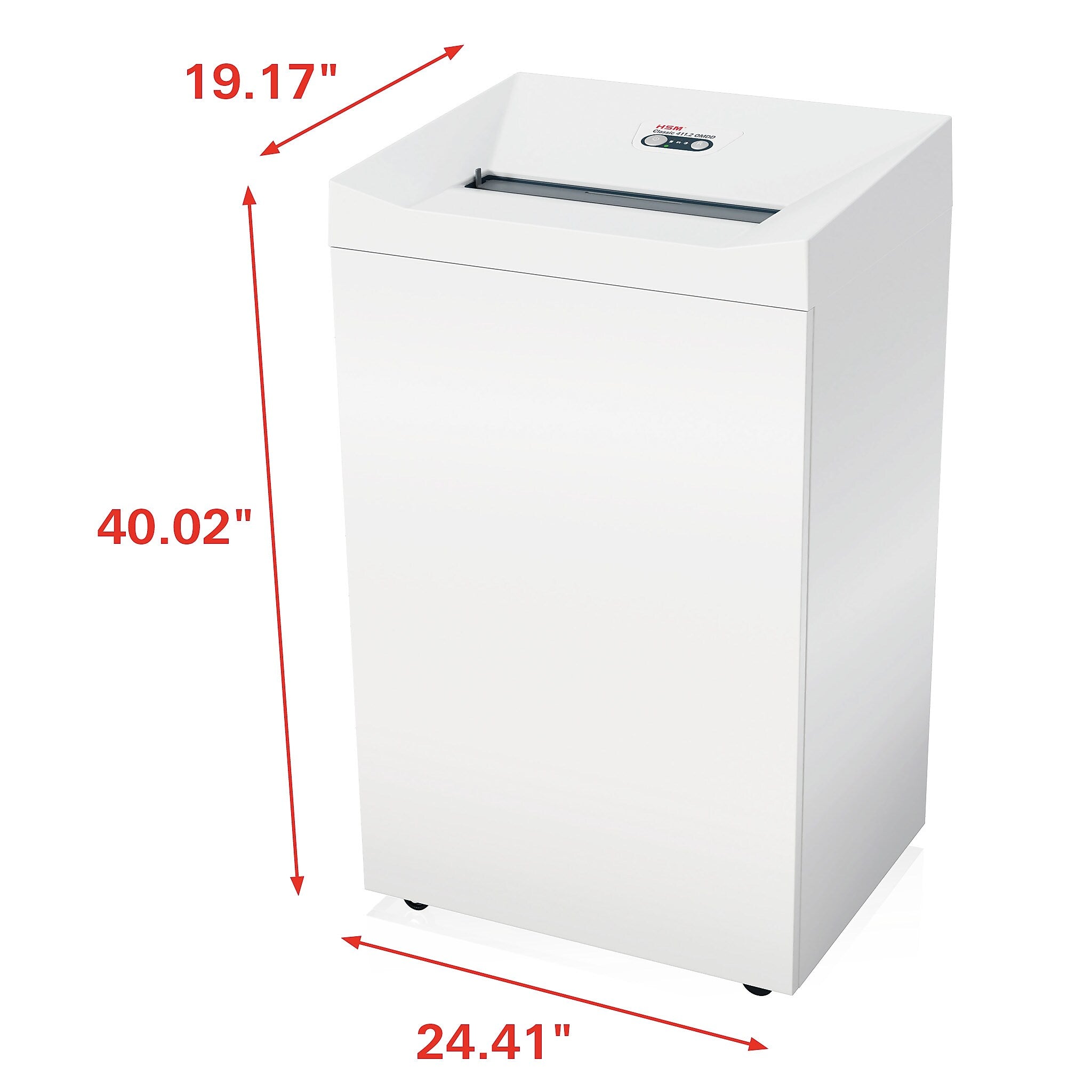 HSM Classic 411.2 OMDD Cross-Cut Multi-Media Shredder (1570173)
