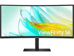 Samsung ViewFinity S65UC 34" Curved 100Hz LED Monitor, Black (S34C654UAN)