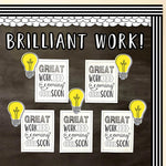 Creative Teaching Press Core Décor Doodle Lightbulb Designer Cut-Outs, 36/Pack, 3 Packs/Bundle (CTP10591-3)