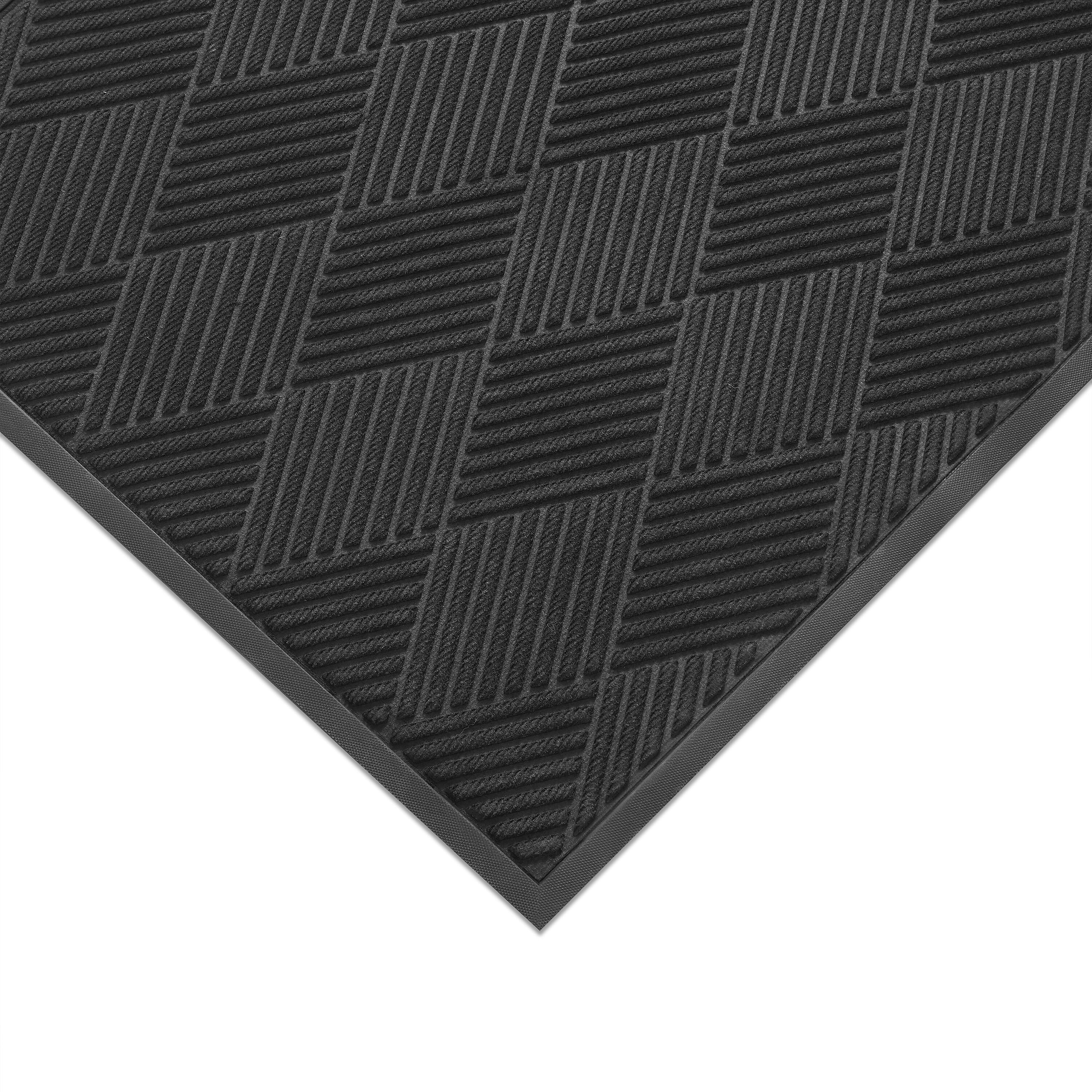 Coastwide Professional™ Commercial Wiper/Scraper Floor Mat, 3' x 5', Charcoal (CW23068)