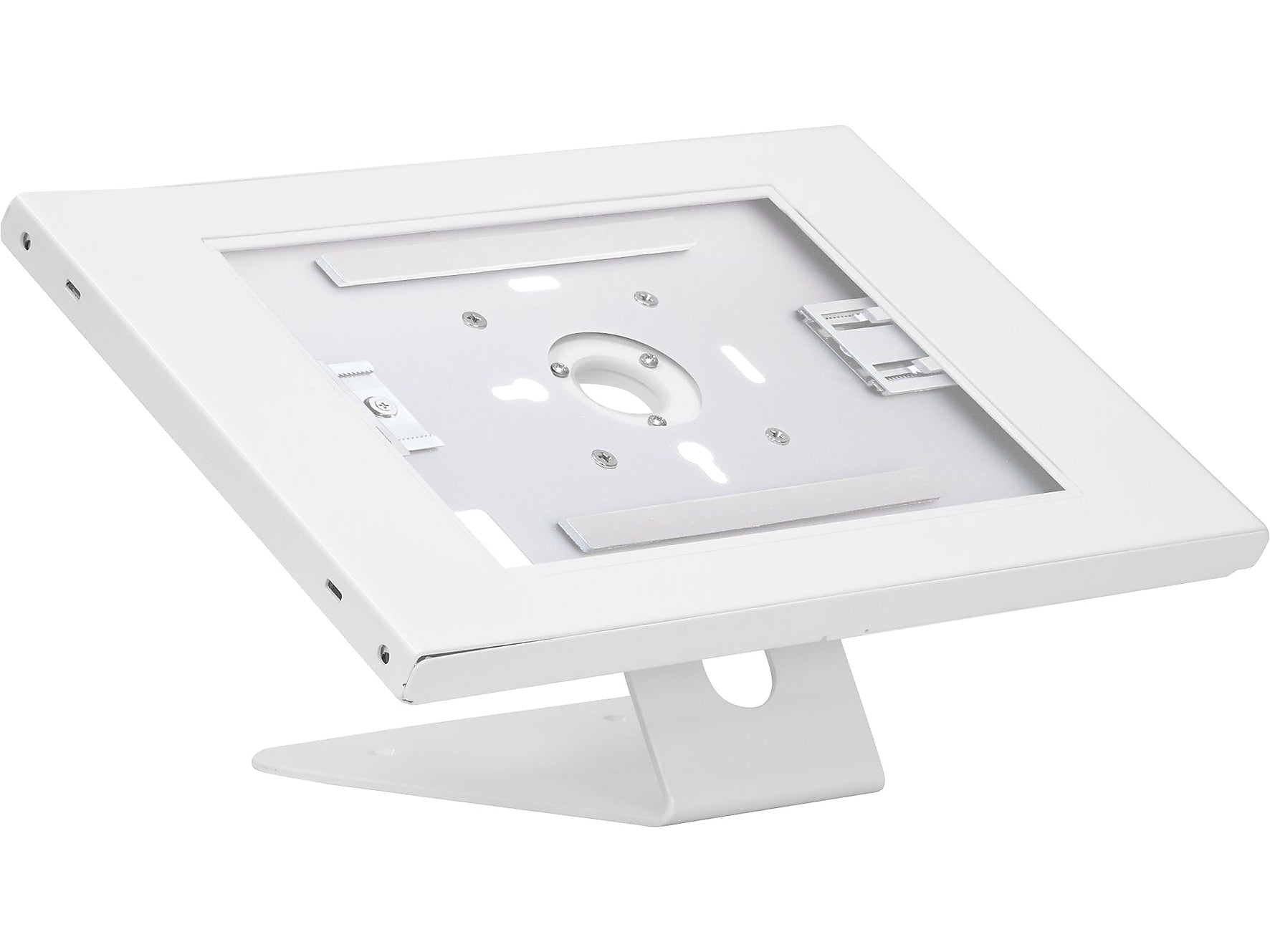 Mount-It! Adjustable Anti-Theft iPad Countertop Stand/Wall Mount, White (MI-3775W_G10)