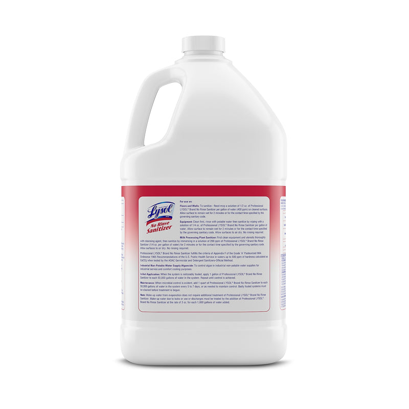 Lysol Professional No Rinse Sanitizer, 1 Gallon (3624174389)