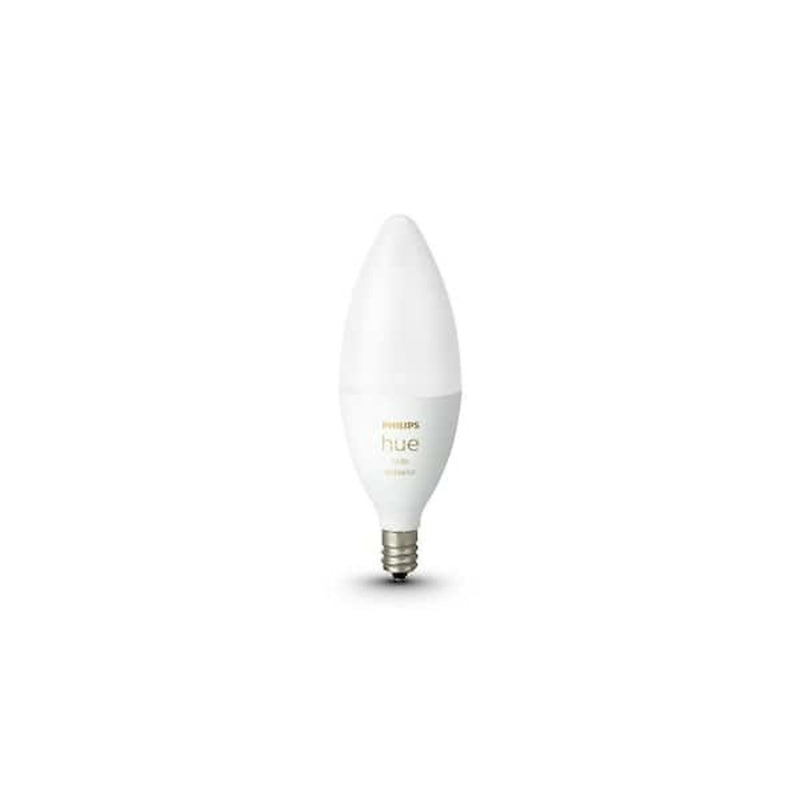 Philips Hue 40W Equivalent B39 LED Smart Bulb, White (573089)