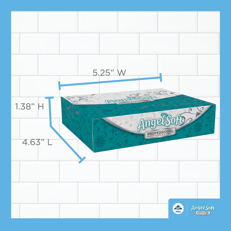 Angel Soft Professional Series Facial Tissue, 2-Ply, 50 Sheets/Box, 60/Carton (48550)