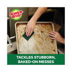 Scotch-Brite Heavy-Duty Scouring Pad, 3.8 x 6, Green, 5/Carton (MMM2265)