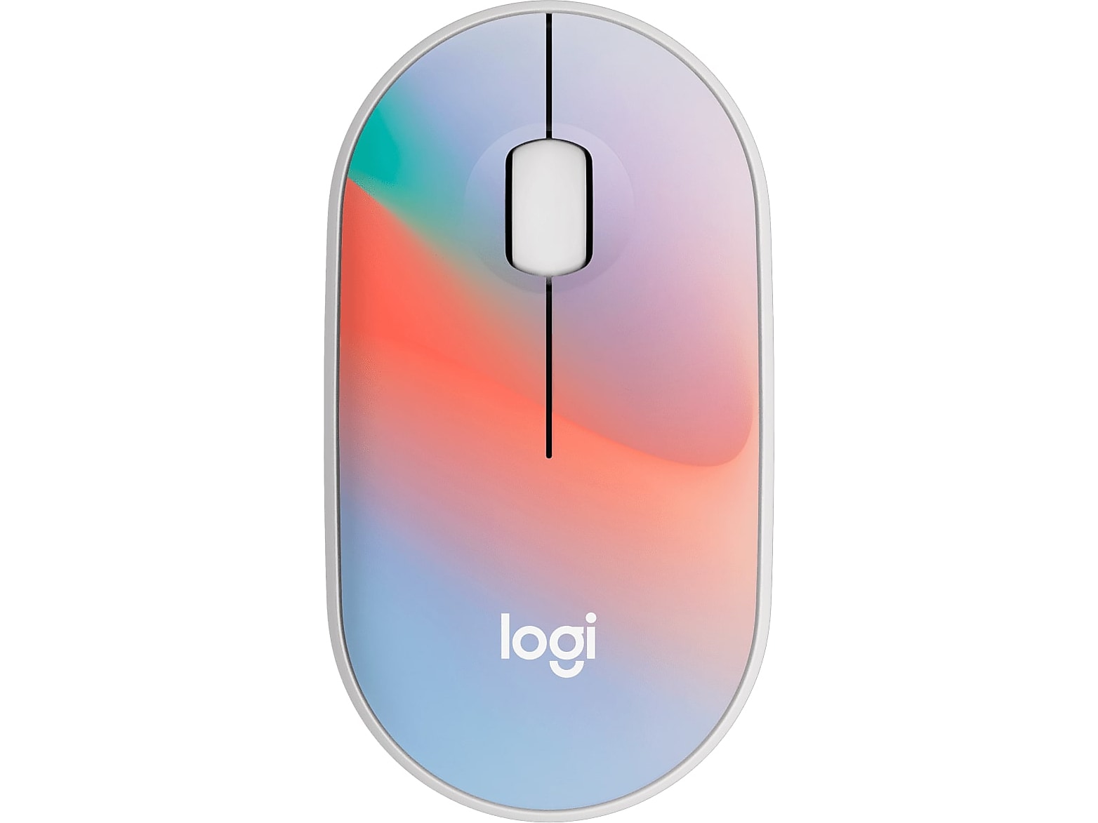 Logitech M340 Wireless Ergonomic Ambidextrous Optical USB Mouse, Sheer Dream (910-007283)