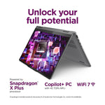 Lenovo IdeaPad 5x 14" 2-in-1 OLED Touchscreen Laptop, Copilot+ PC, Snapdragon X Plus, 16GB RAM, 1TB SSD, Win 11 Home