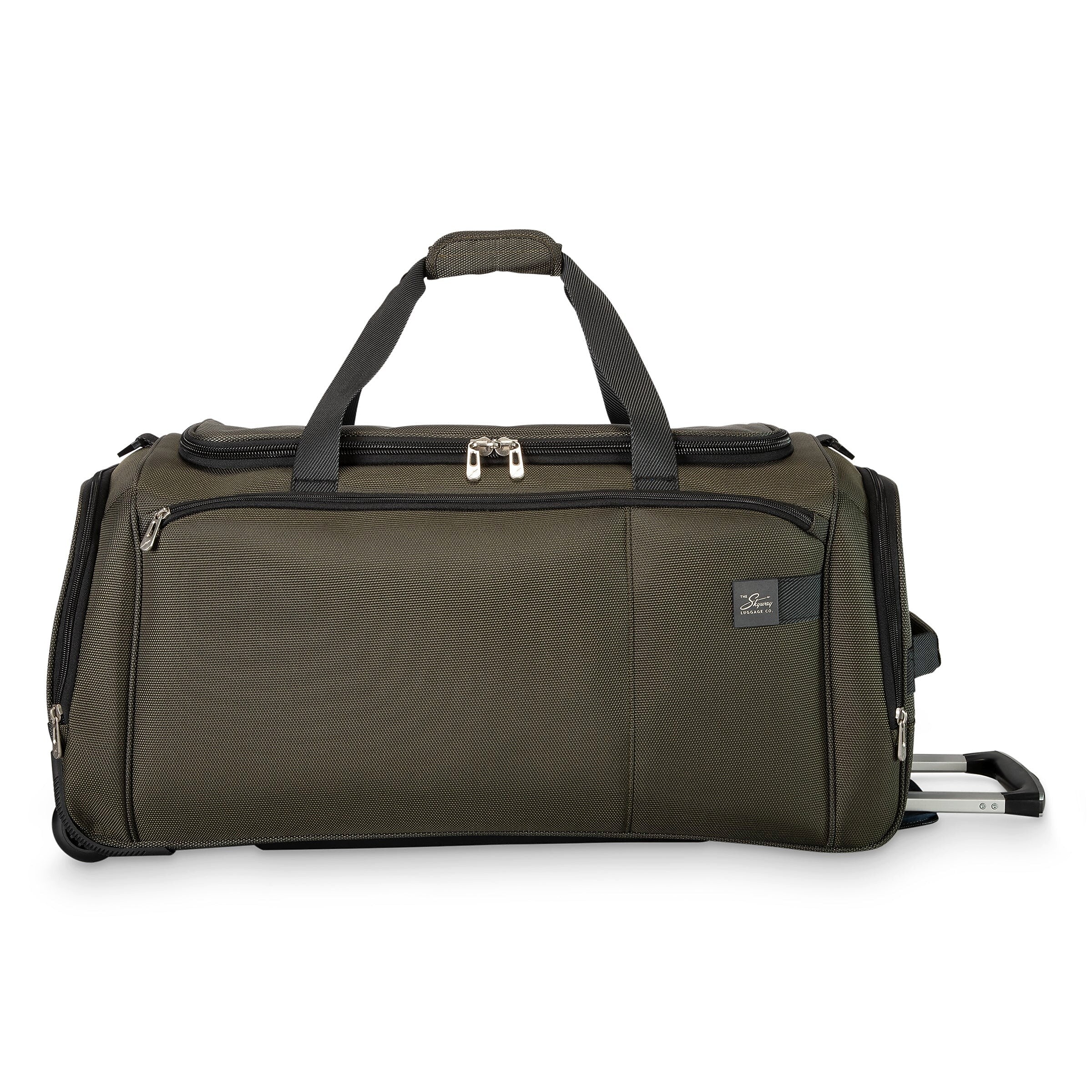 Skyway Luggage Sigma 7.0 28" Polyester Telescoping Travel Duffel with Wheels, Pine (177-28-305-RDF)