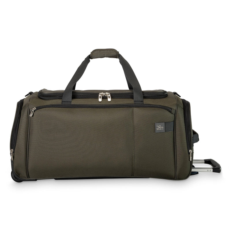 Skyway Luggage Sigma 7.0 28" Polyester Telescoping Travel Duffel with Wheels, Pine (177-28-305-RDF)