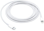 Apple Lighting to USB-C Charging Cable, 6.6 ft., White (MW2R3AM/A)