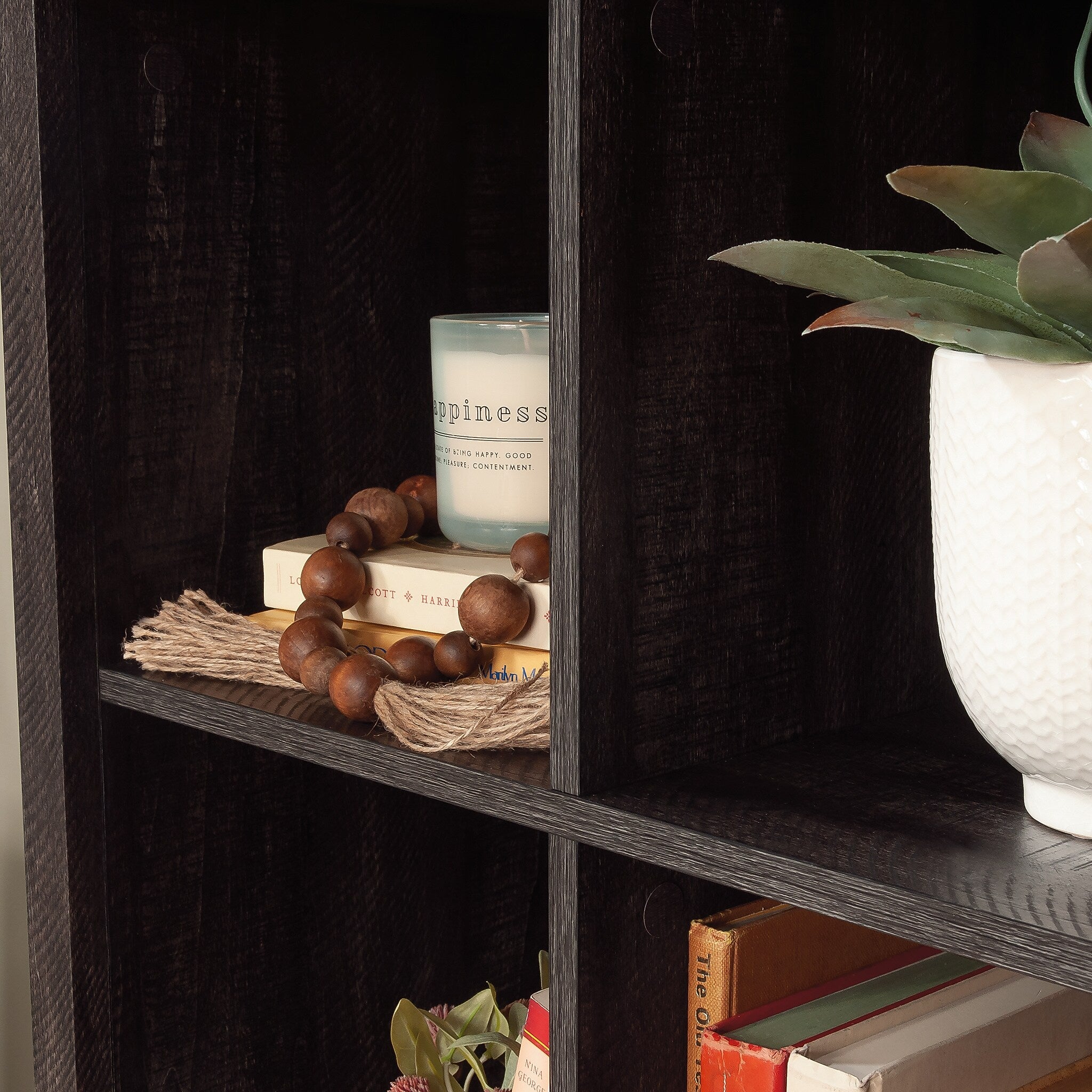 Sauder Select 42"H 9-Shelf Cube Organizer, Blade Walnut (433979)