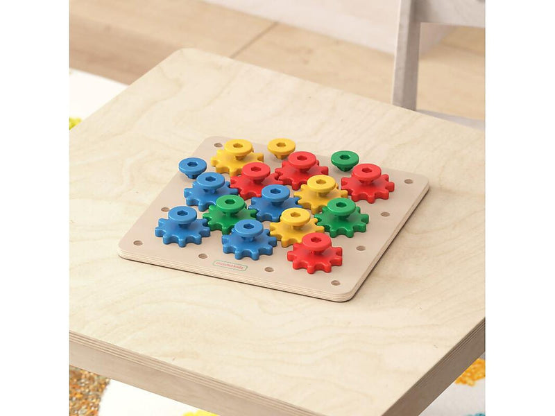 Flash Furniture Bright Beginnings STEM Gear Building Busy Board (MK-MK08787-GG)
