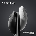 Logitech PRO X Superlight 2 Wireless Optical Gaming Mouse, White (910-006636)