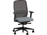 HON Nucleus Fabric/Mesh Swivel Task Chair, Basalt/Black (HNR1KD.Y2.STC.A.H.IM.APX25.BL.SB.T)