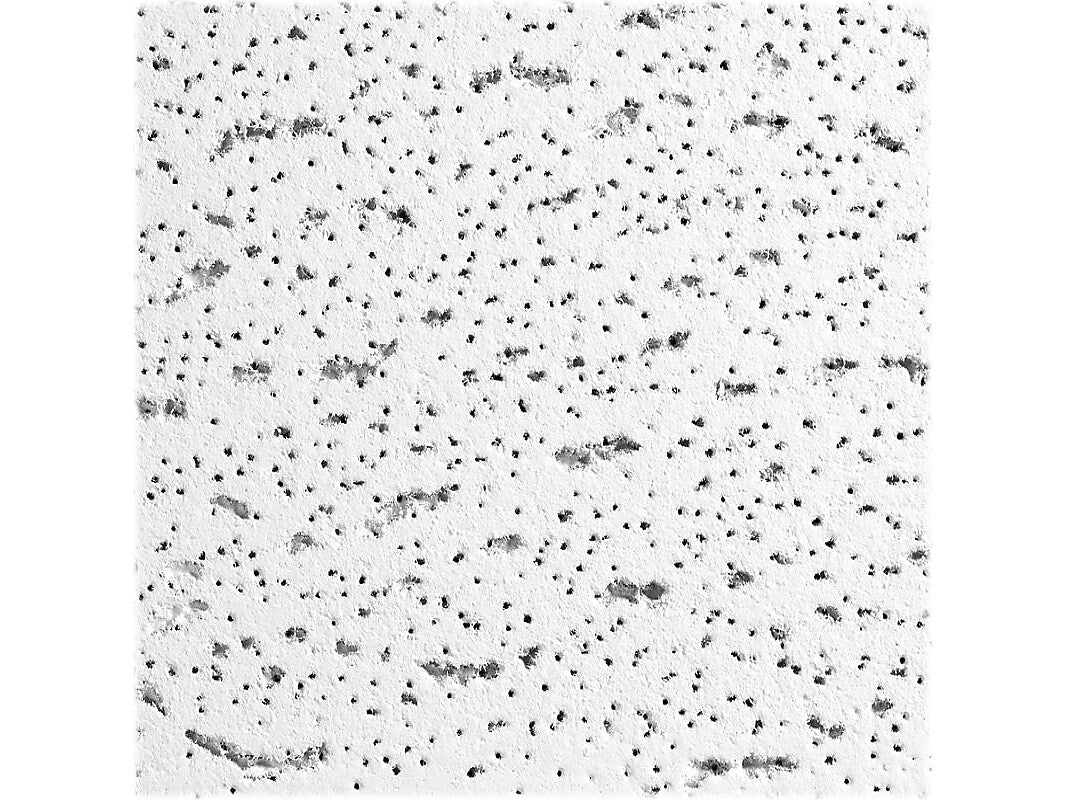 Armstrong FISSURED Angled Tegular Edge Ceiling Tile, 24" x 24", White, 12/Carton (BP815A)