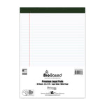 Roaring Spring Notepad, 8.5" x 11.75", Law Ruled, White, 40 Sheets/Pad, 36 Pads/Case (24326CS)
