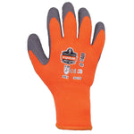 Ergodyne ProFlex 7401 Winter Work Gloves, Fleece Lined, Latex Coated Palm, Orange, Large, 144 Pairs (17894)