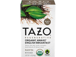 Tazo Awake English Breakfast Black Tea, Tea Bag, 1.4 Oz., 16/Box (10794522003034)