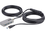 StarTech 4-Port USB 3.0 Extender Hub, Silver/Black (U01043-USB-EXTENDER)