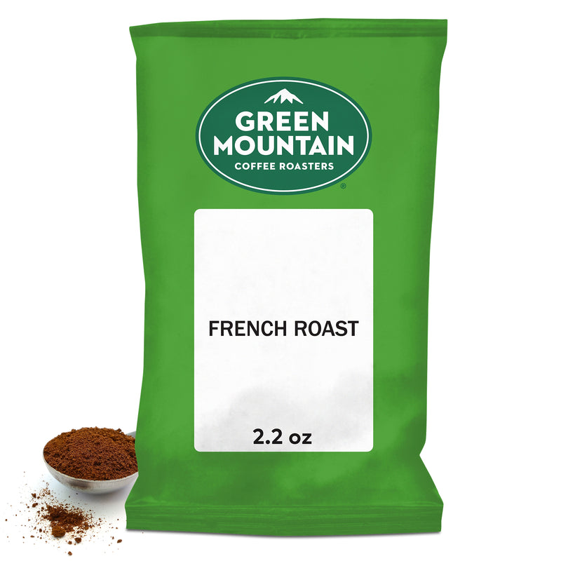 Green Mountain French Roast Ground Coffee Packs, Dark Roast, 50/Carton (4441)