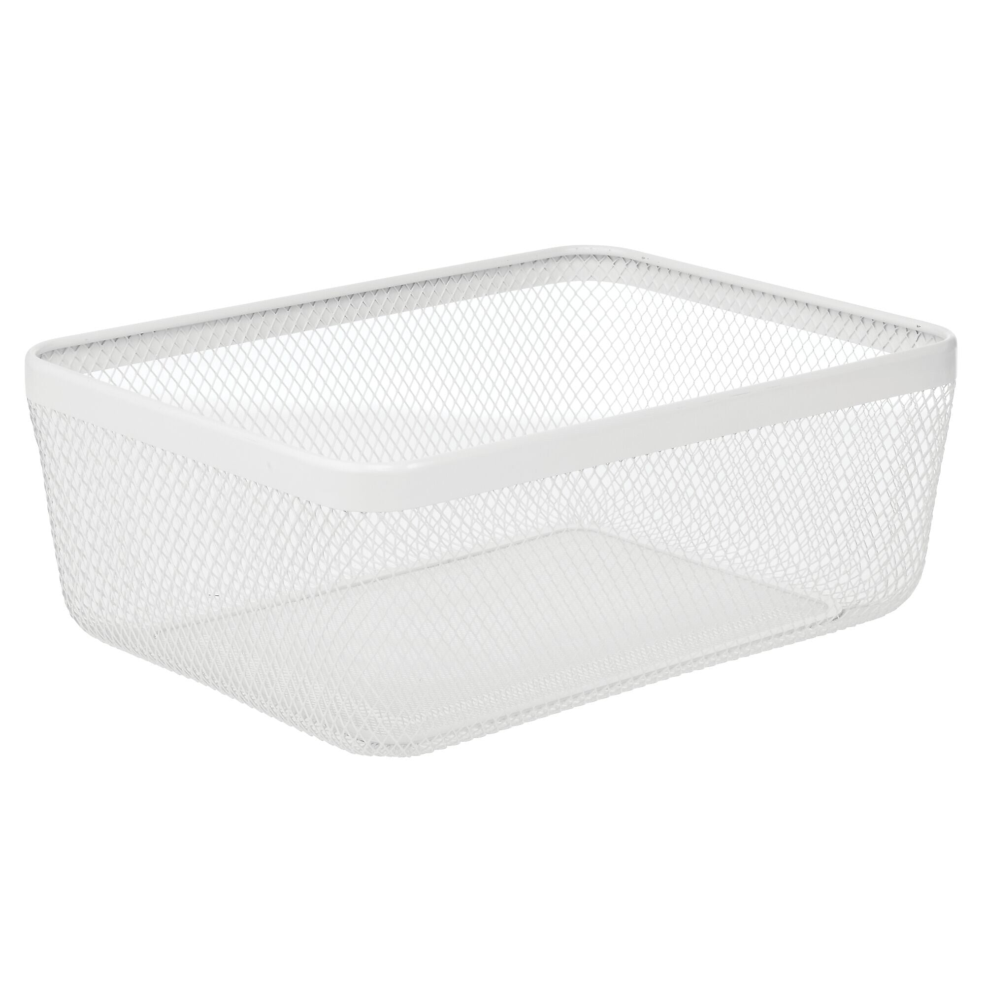 mDesign Steel Organizer, Matte White (25955)