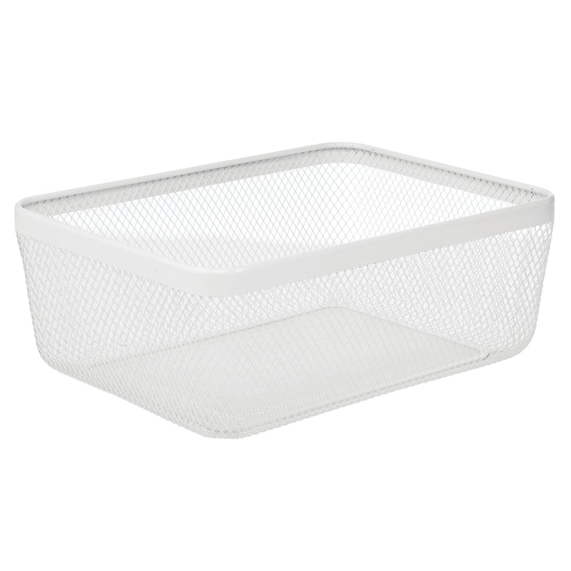 mDesign Steel Organizer, Matte White (25955)
