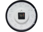 Infinity Instruments Wall Clock, 10.75"Dia. (20296BK-WH)