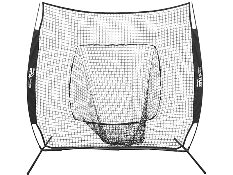Champion Sports RHINO Flex Baseball Portable Training Net, Black (RBM77)