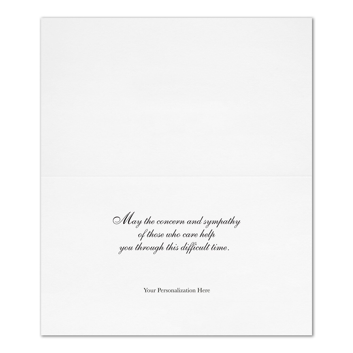 "Calming Waters" Sympathy Card w/ Unlined White Envelope, 250/BX