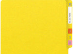 Medical Arts Press Heavy-Duty End Tab File Folder, Straight Cut, Letter-Size, Yellow, 40/Box (S-09459-YLW)