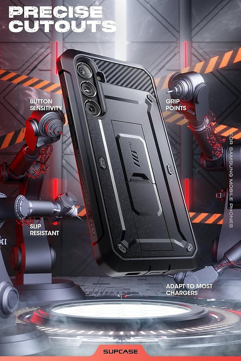 SUPCASE Rugged Case for Samsung Galaxy S24 FE, Shock Absorbing, Black (SUP-Galaxy2024-S24FE-UBProV2-SP-Black)