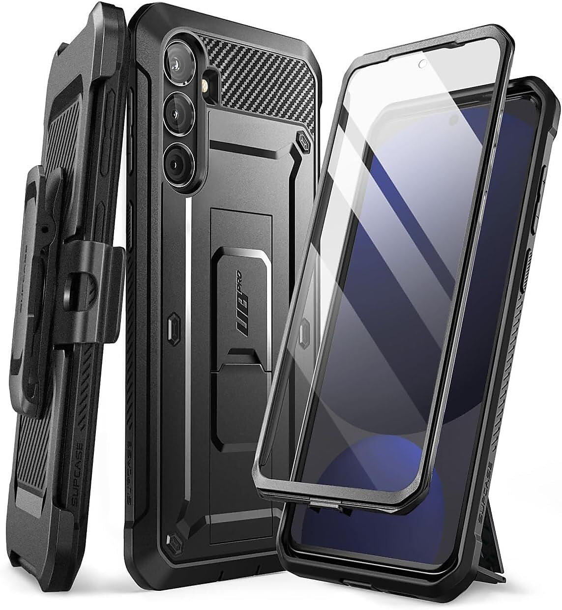 SUPCASE Rugged Case for Samsung Galaxy S24 FE, Shock Absorbing, Black (SUP-Galaxy2024-S24FE-UBProV2-SP-Black)