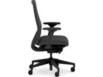 HON Nucleus Fabric/Mesh Swivel Task Chair, Black (HNR1KD.Y2.STC.A.H.IM.UR10.BL.SB.T)