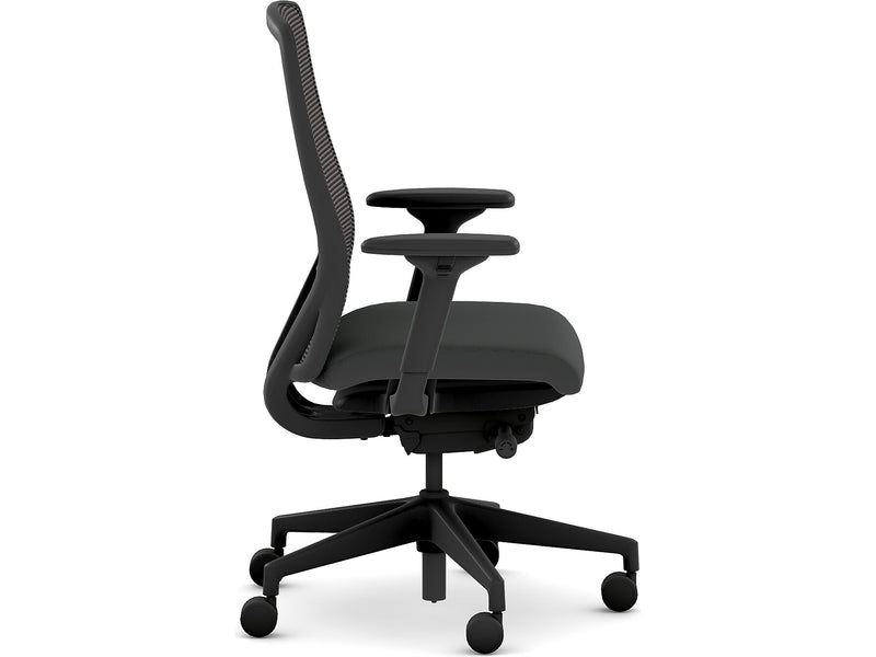 HON Nucleus Fabric/Mesh Swivel Task Chair, Black (HNR1KD.Y2.STC.A.H.IM.UR10.BL.SB.T)