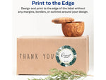 Avery Sure Feed Laser/Inkjet Round Labels, 3" Dia, Glossy White, 60 Labels/Pack (22891)