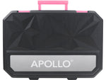 Apollo Tools Essential Tool Set, 65-Piece, Pink (DT0001P)