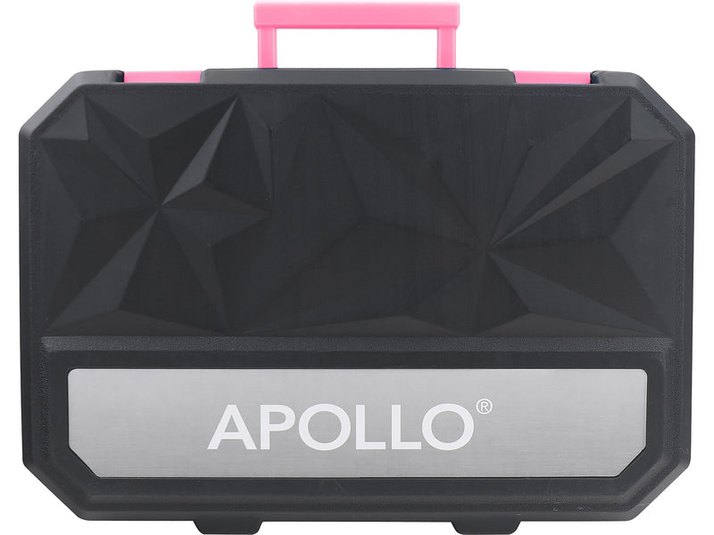 Apollo Tools Essential Tool Set, 65-Piece, Pink (DT0001P)