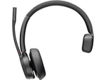 Poly Voyager 4300 UC Series USB-A Bluetooth Mono Phone & Computer Headset, MT Certified (77Y93AA)