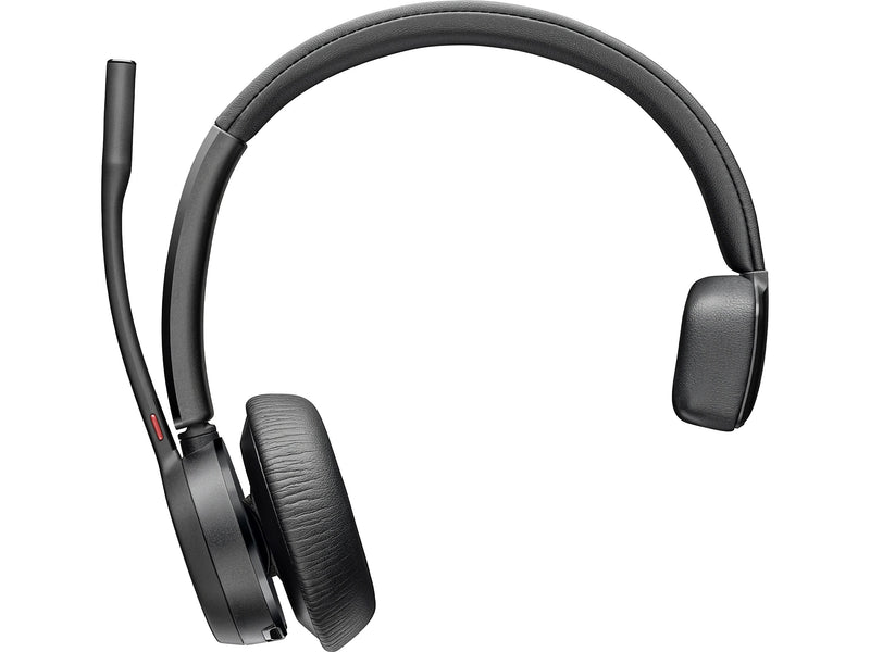 Poly Voyager 4300 UC Series USB-A Bluetooth Mono Phone & Computer Headset, MT Certified (77Y93AA)