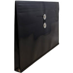 JAM Paper Premium Plastic Document File, Legal, Black, 3/Pack (219B1BLX3)