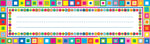 Barker Creek Retro School Name Plates, 12" x 3.5", 36/Pack (LL1409)