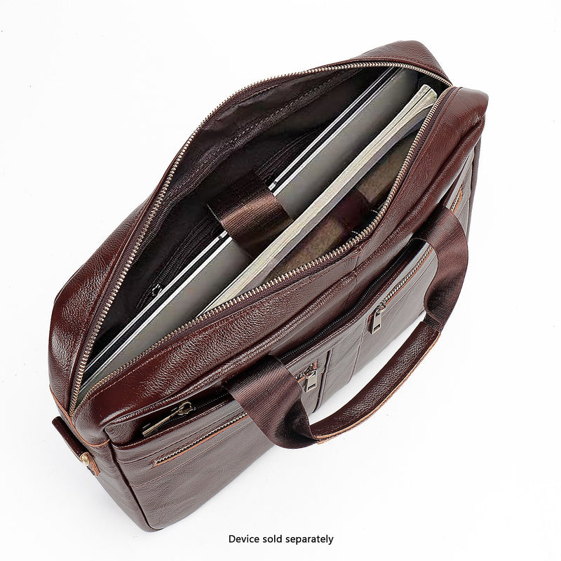SaharaCase 16" Leather Laptop Bag, Oxford Brown (LT00082)