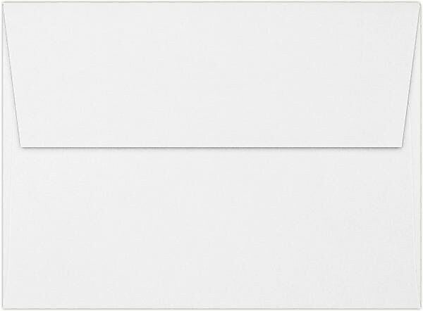 JAM Paper Self Seal A7 Invitation Envelope, 5 1/4" x 7 1/4", Bright White, 10/Pack (FE4580-05-10)