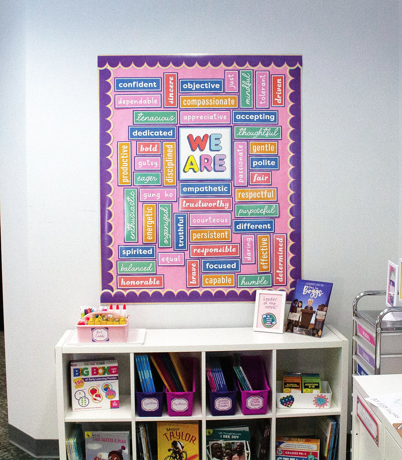 Carson Dellosa Education We Stick Together Motivational Bulletin Board Set, 52 Pieces (CDP110590)