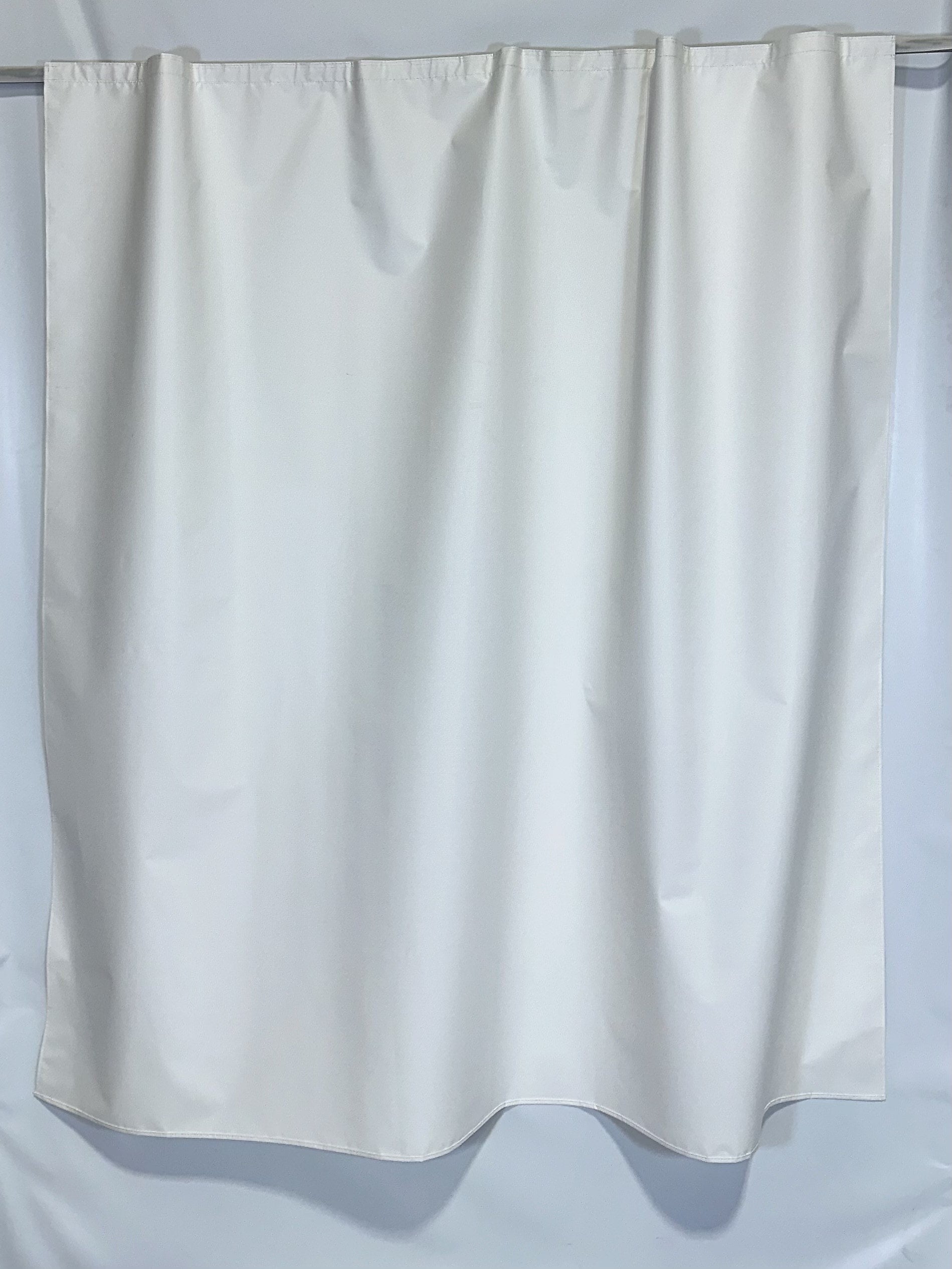 Gary Manufacturing  Anti-Ligature 70" x 72" Vinyl Shower Curtains, Hook & Loop Strips, White, 12/Case (STPSTDVS)